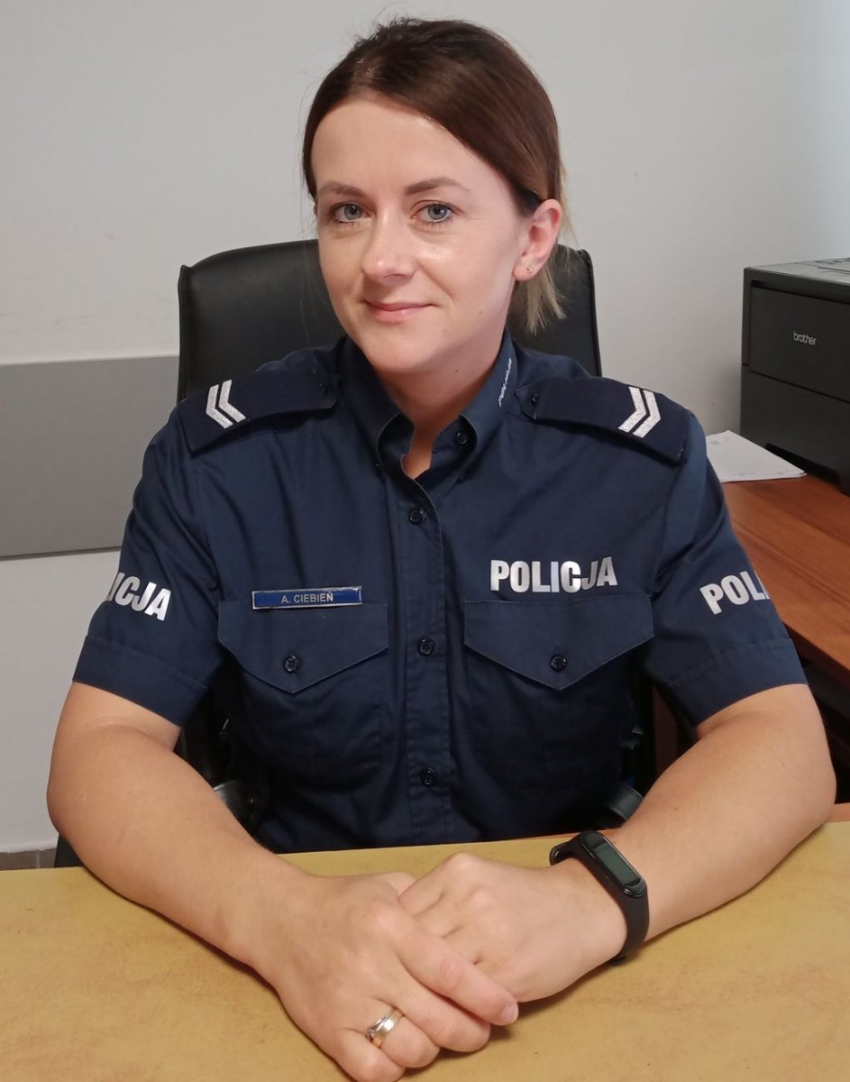 starszy sierżant Angelika Ciebień 