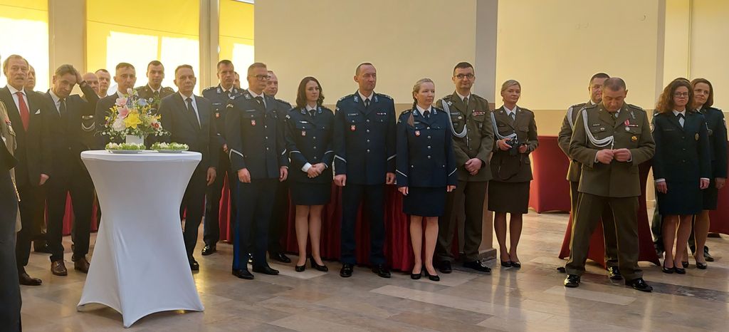 spotkanie przedświąteczne służb mundurowych 