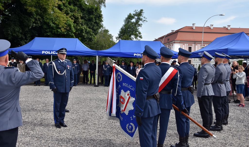 Obchody święta Policji Komendy Miejskiej Policji w Zamościu 