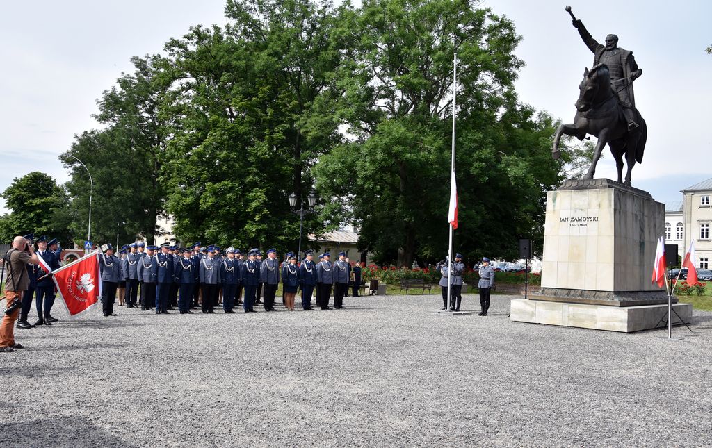 Obchody święta Policji Komendy Miejskiej Policji w Zamościu 