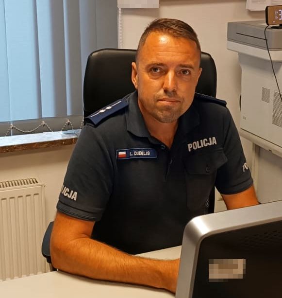 aspirant Łukasz Dubilis