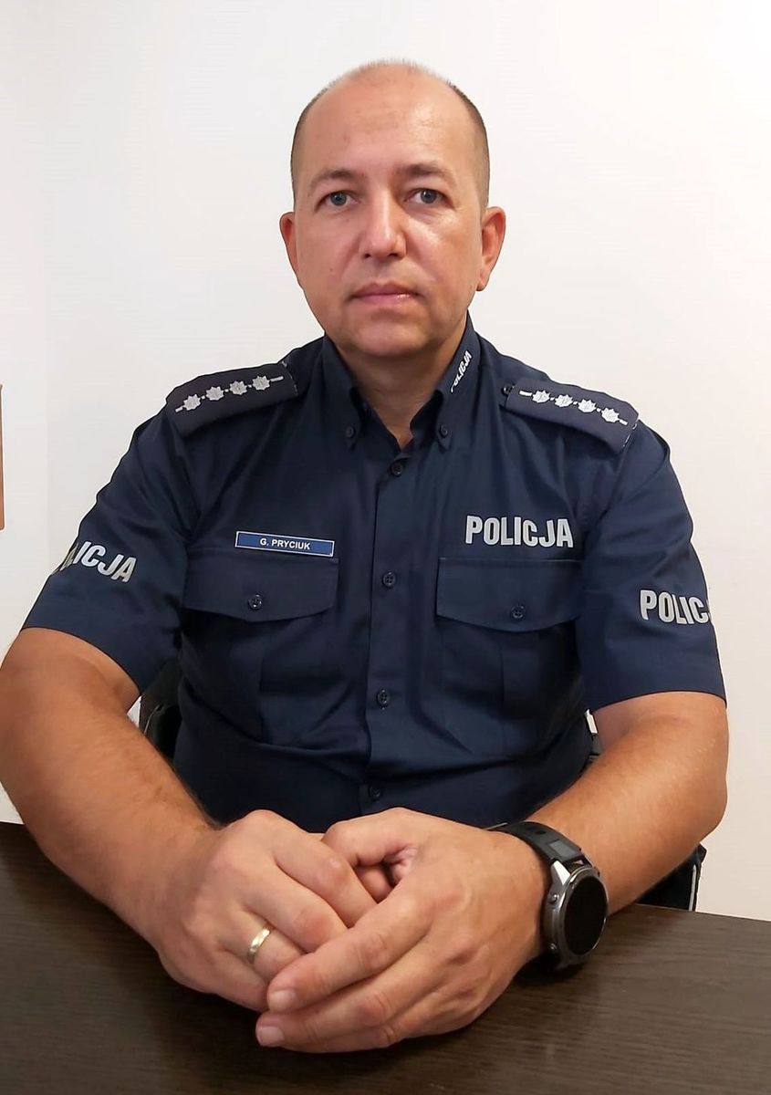 aspirant sztabowy Grzegorz Pryciuk 