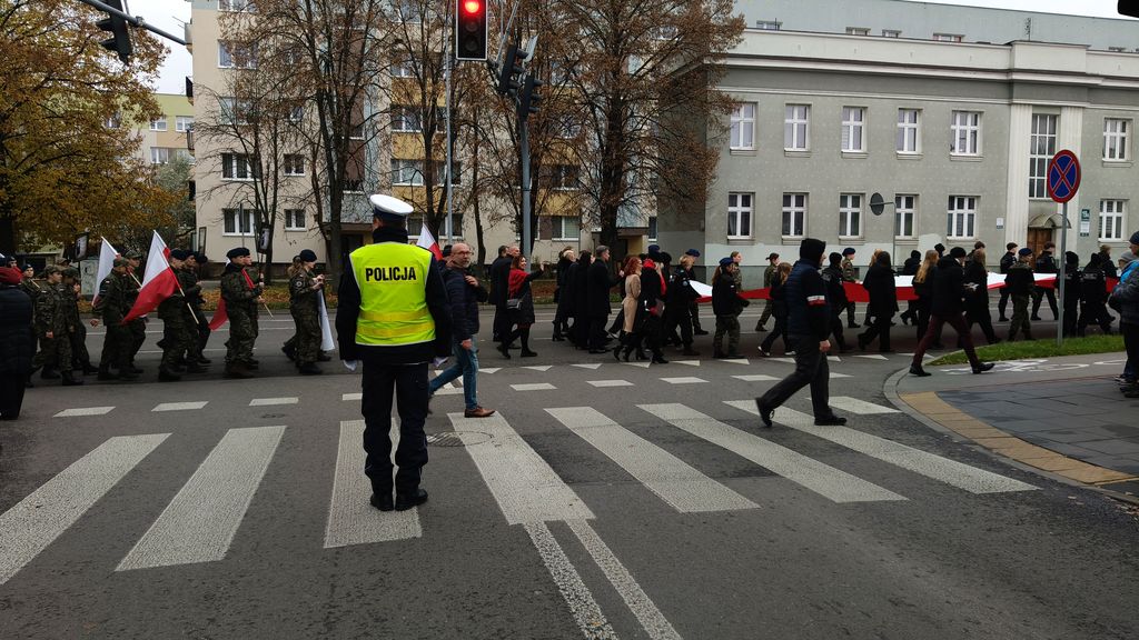 zabezpieczenie Obchodów Święta Niepodległości w Zamościu 