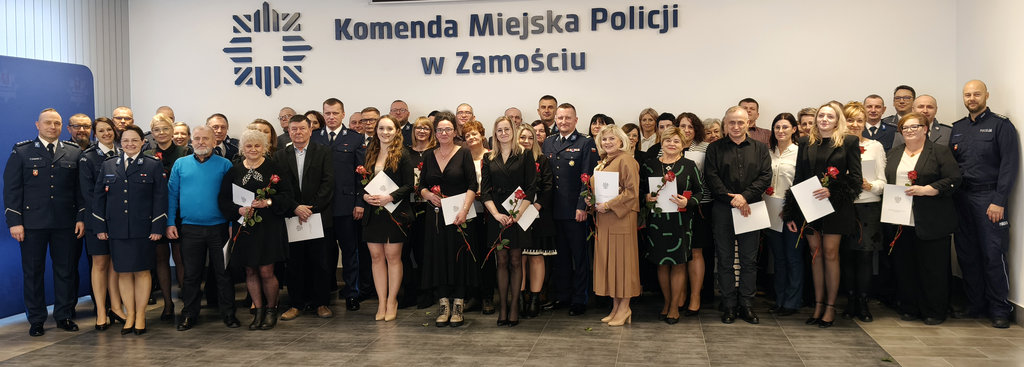 święto służby cywilnej w świetlicy Komendy Miejskiej Policji w Zamościu 