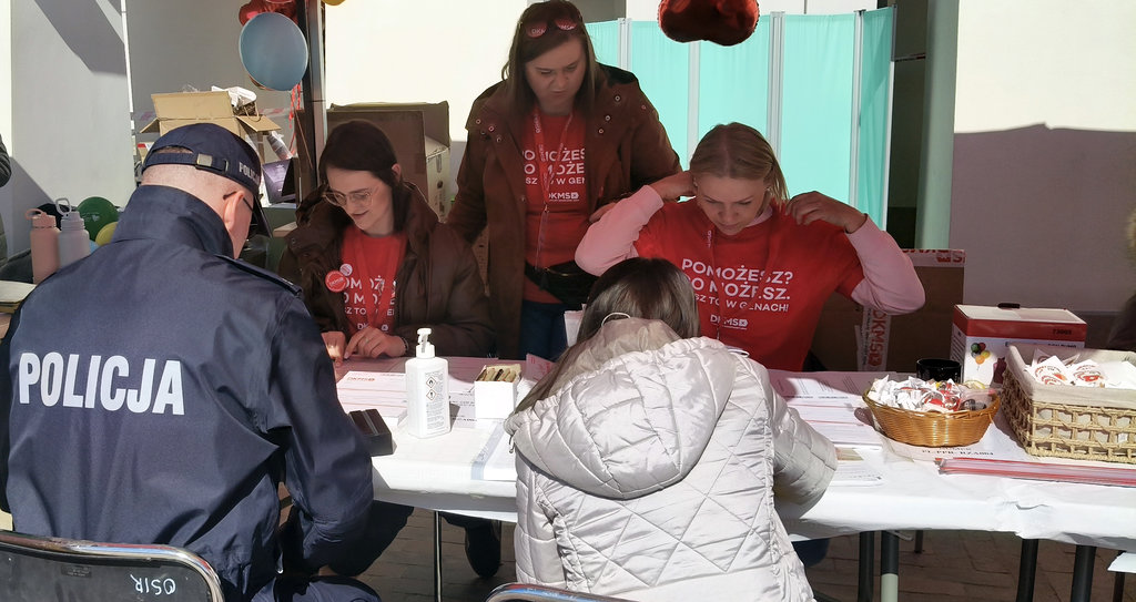 festyn promujący idee rejestracji w bazie dawców szpiku