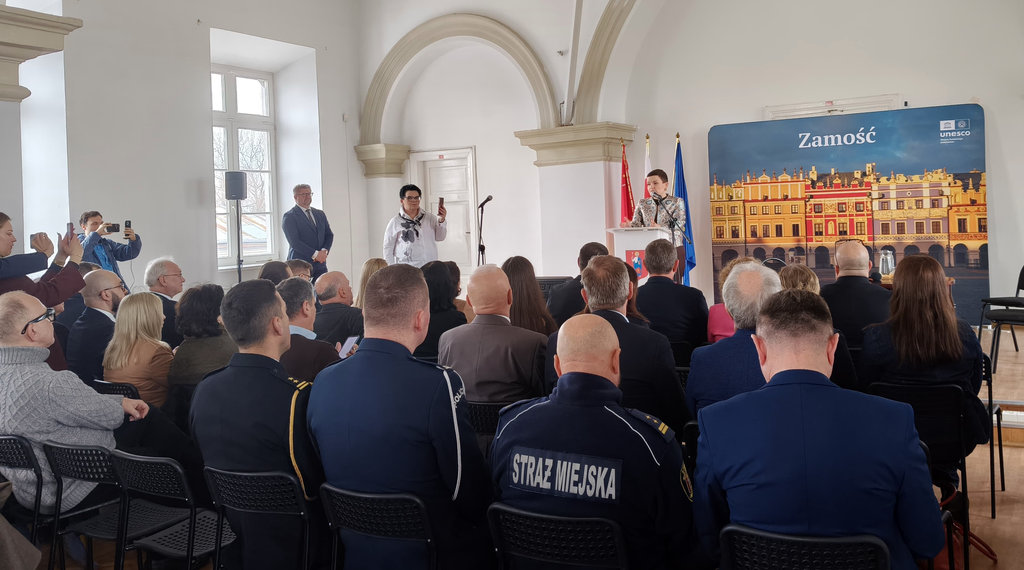 konferencja z okazji urodzin Zamościa 