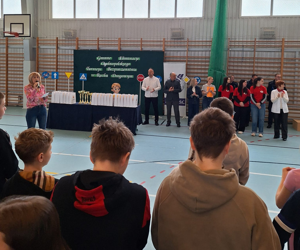 eliminacje dla szkół z gminy Zamość Turnieju Bezpieczeństwa w Ruchu Drogowym 