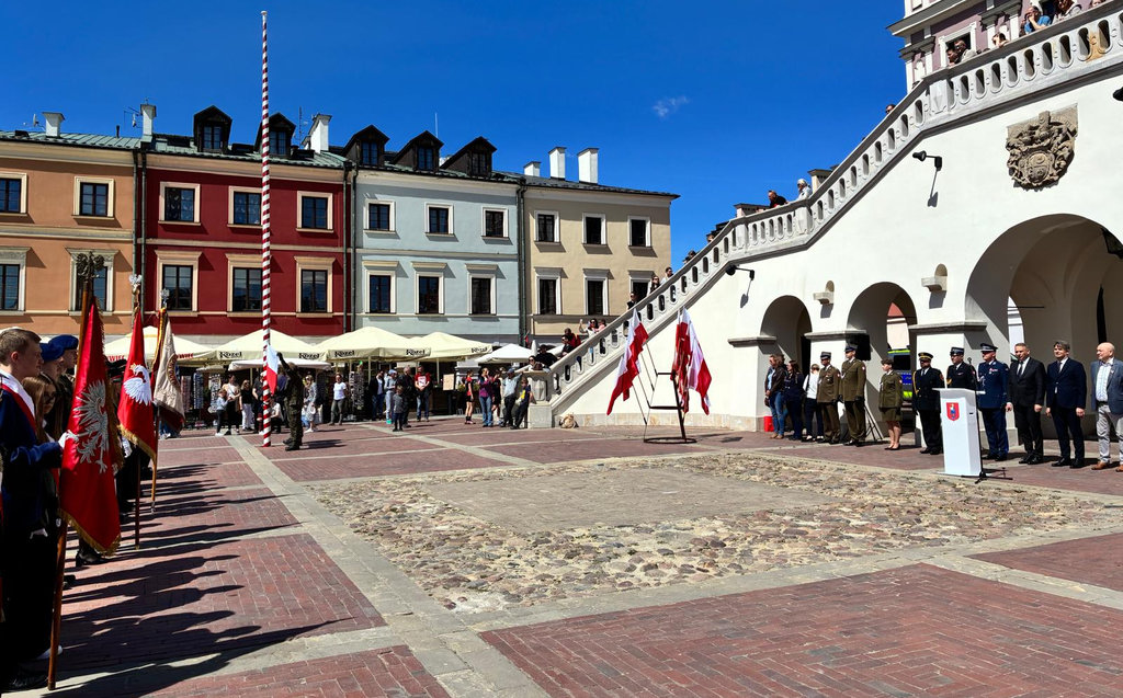 obchody Dnia Flagi w Zamościu 