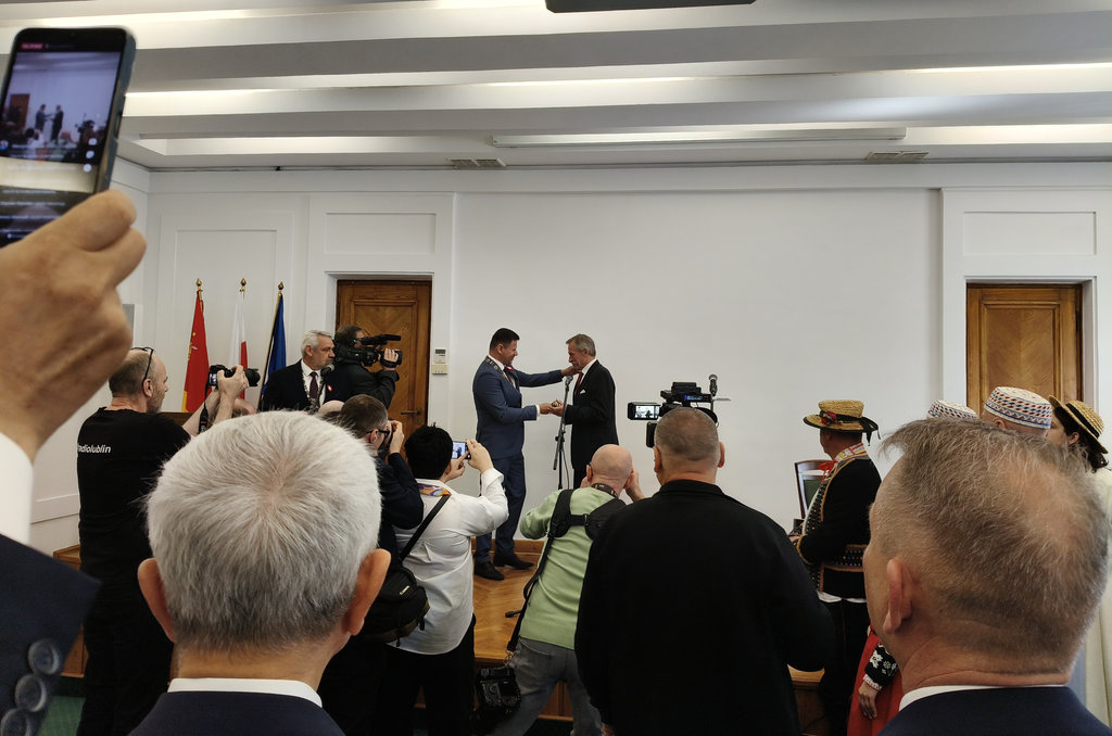 uroczysta sesja rady miasta z okazji obchodów rocznicy uchwalenia Konstytucji 3 Maja