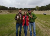 st. post. Alicja Szyport, st. sierż. Robert Niedzwiecki oraz st. sierż. Jakub Gielmuda - drużyna KMP w Zamościu