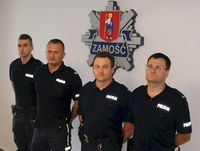 policjanci z Zamościa