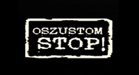 napis  oszustom stop