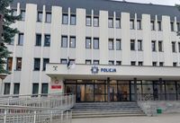 budynek siedziby Komendy Miejskiej Policji w Zamościu