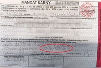 blankiet mandatu karnego