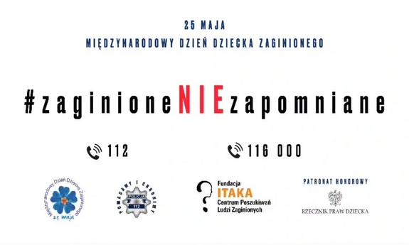 plakat kampanii zaginione niezapomniane
