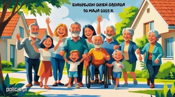 grafika Europejski dzień sąsiada 30 maj 2025