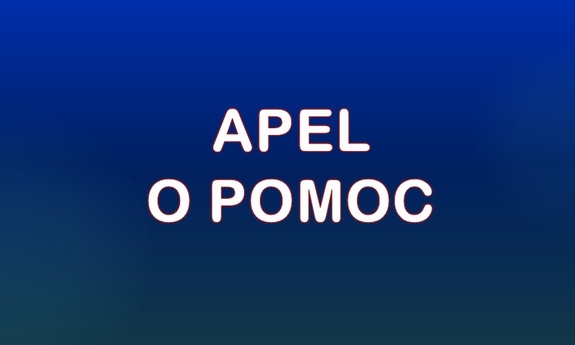 napis APEL O POMOC