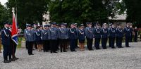 pododdział policjantów przed mianowaniem