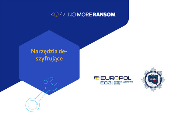 grafika z napisem narzędzie deszyfrujące