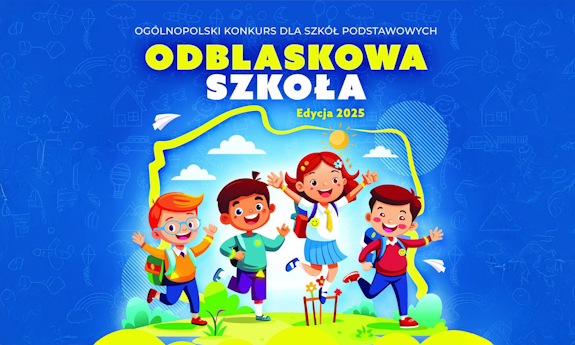 plakat kampanii Odblaskowa Szkoła