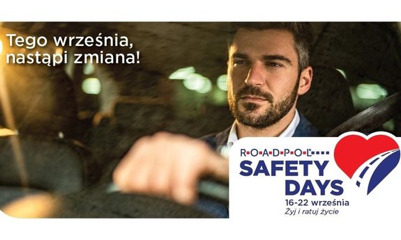 plakat promujący akcję ROADPOL SAFETY DAYS 2025