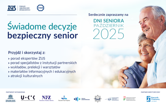 Plakat Dni Seniora październik 2025