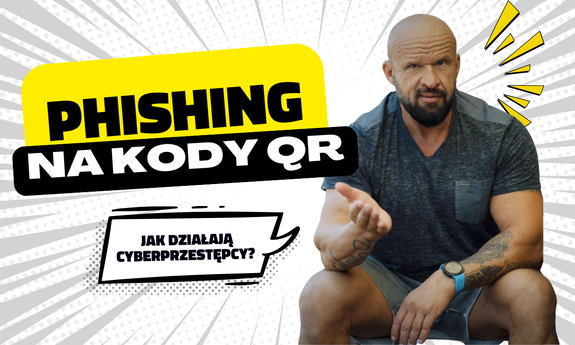 plakat kampanii przeciwko oszustwom na kod QR
