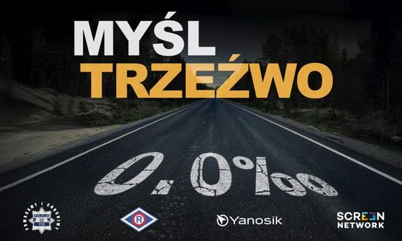 plakat kampanii Myśl trzeźwo