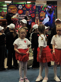 policjanci w czasie Finału Wielkiej Orkiestry Świątecznej Pomocy