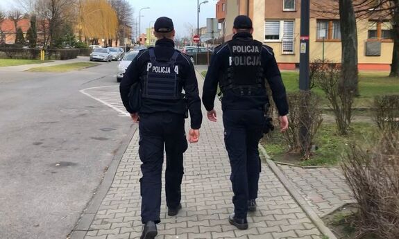 patrol dwóch policjantów