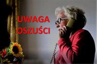 grafika starsza kobieta z telefonem przy uchu patrzy przez okno