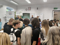 Targi Edukacji i Pracy, sala pełna uczestników