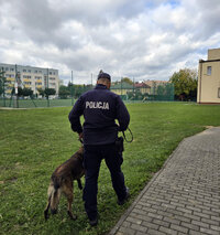 policjant z psem