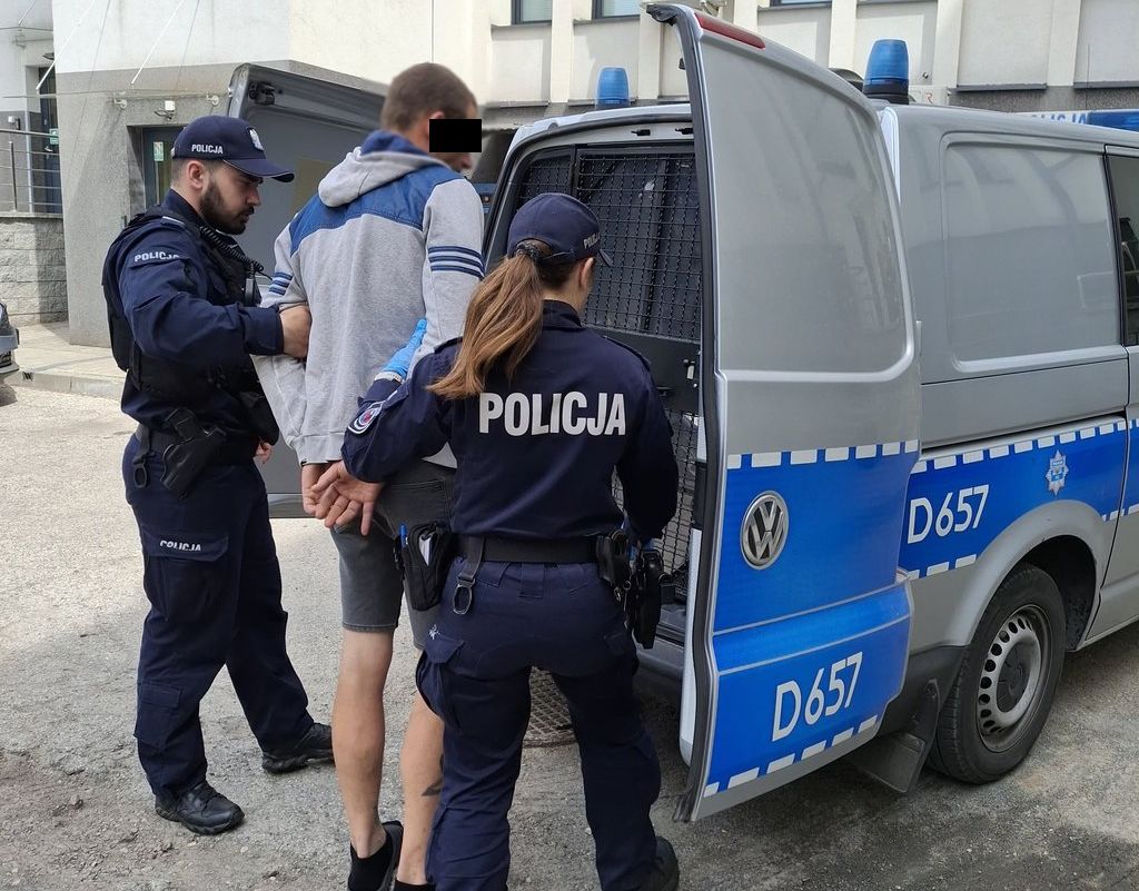 Kryminalni zatrzymali 38-latka poszukiwanego ENA i 9 listami gończymi