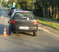 auto biorące udział w kolizji